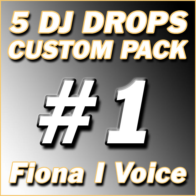 British Female DJ Drops Pack #1 - Fiona I