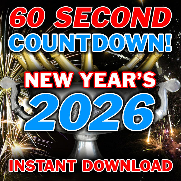 60 Second New Year's Countdown - Instant Download