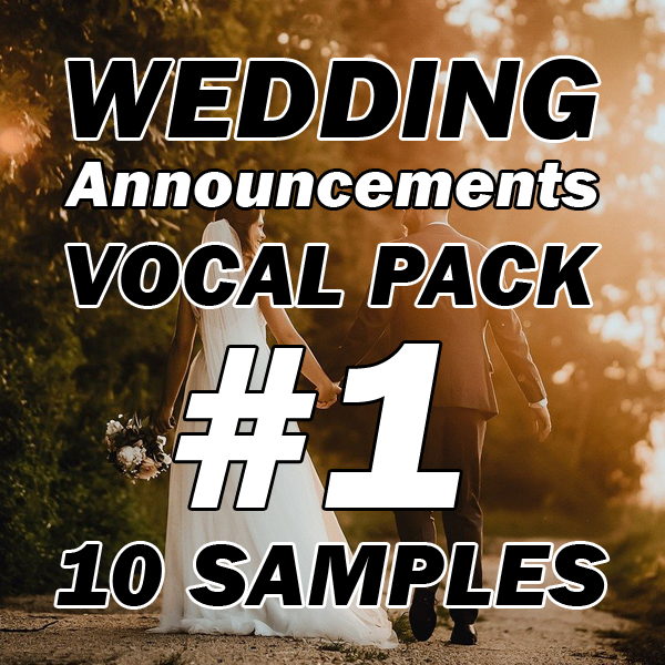 Wedding DJ Announcements