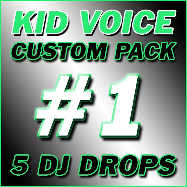 Kid Voice DJ Drops Pack #1