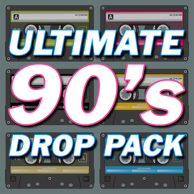 Custom DJ Drops - 90's Music Pack