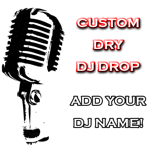 Custom Dry DJ Drop - Twitter & Instagram
