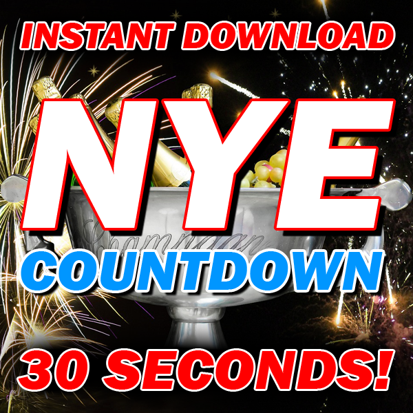 New Year's Countdown Intro - Instant Download